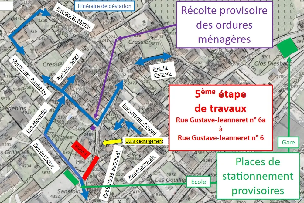 Travaux chauffage à distance Cressier